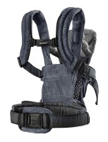 Little Pea BabyBjorn Μάρσιπος Harmony Anthracite 3D Mesh_back